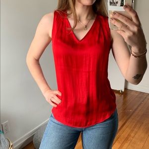 Banana Republic Soft Satin Sleeveless Top XSP